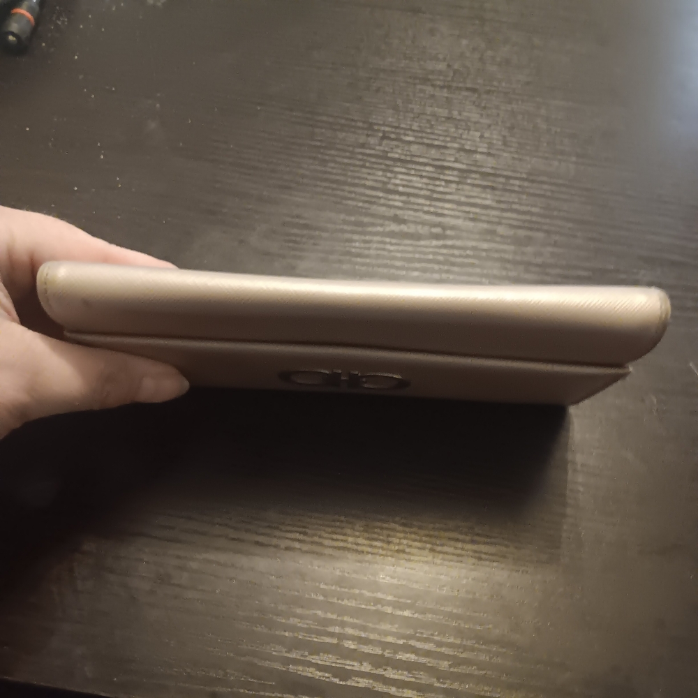 Salvatore Ferragamo Grey Leather Wallet With Silver Hardware (EUC) - Picture 11 of 13